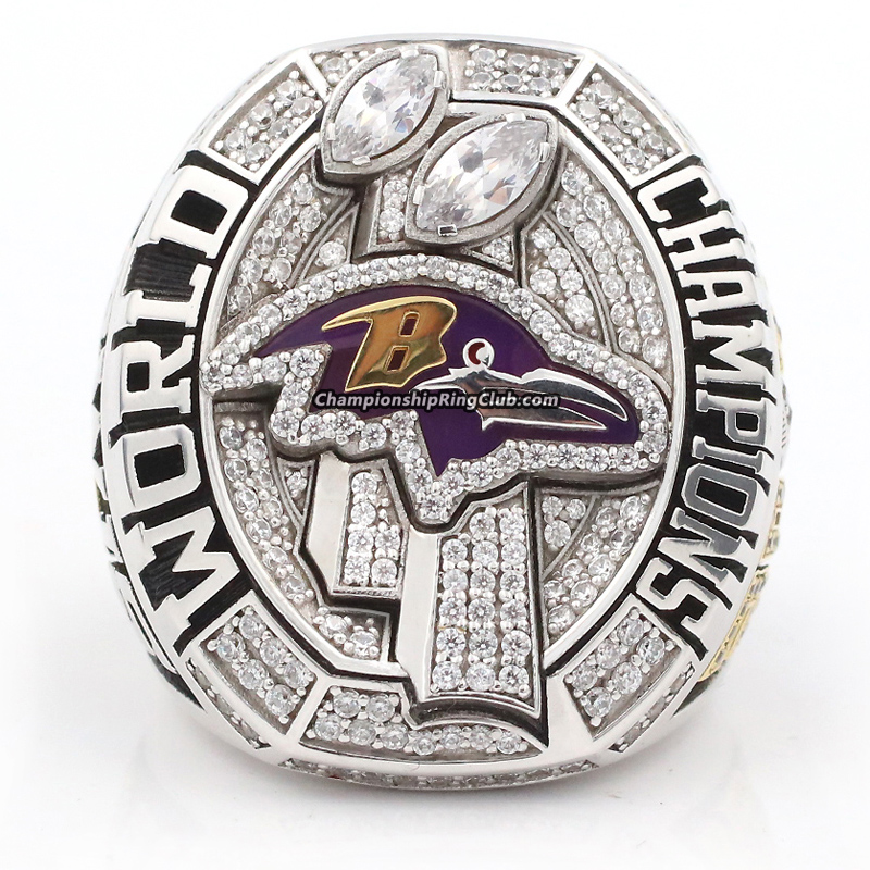 Baltimore Ravens Super Bowl Championship Ring www.championshipringclub.com
