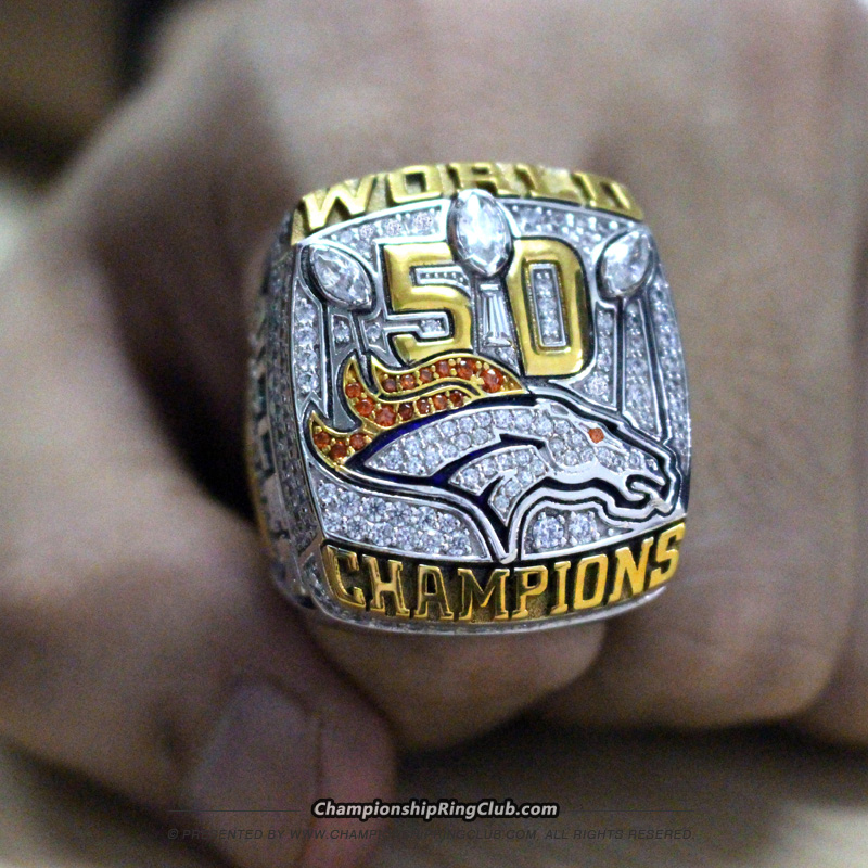 2015 Denver Broncos Super Bowl 50 Championship Ring -  www.championshipringclub.com