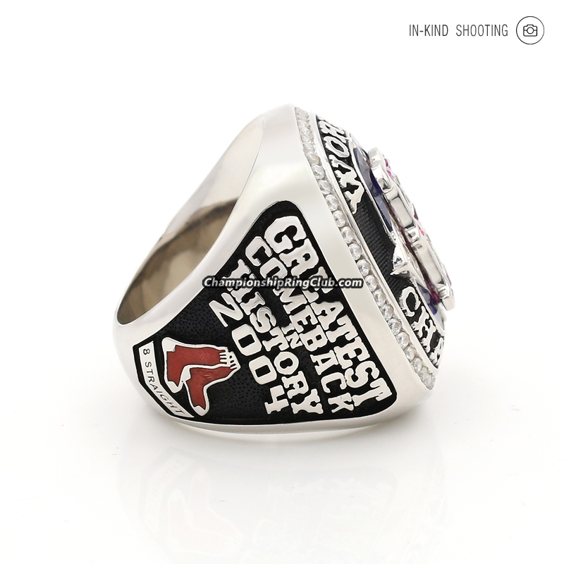 2004 Boston Red Sox World Series Championship Ring, Custom Boston Red Sox  Champions Ring (Stone Version)